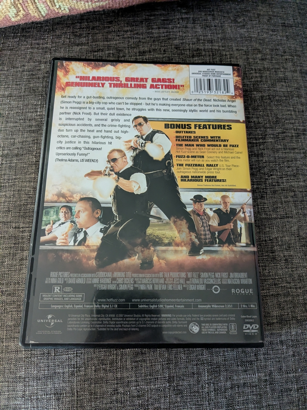 Hot Fuzz DVD In Excellent Condition. - Picture 2 of 5